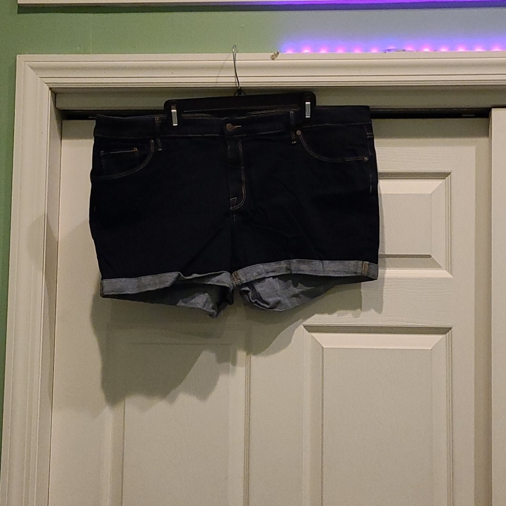 Denim shorts